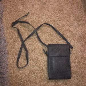 🦋 (2/$15) Grey Phone/Wallet Crossbody